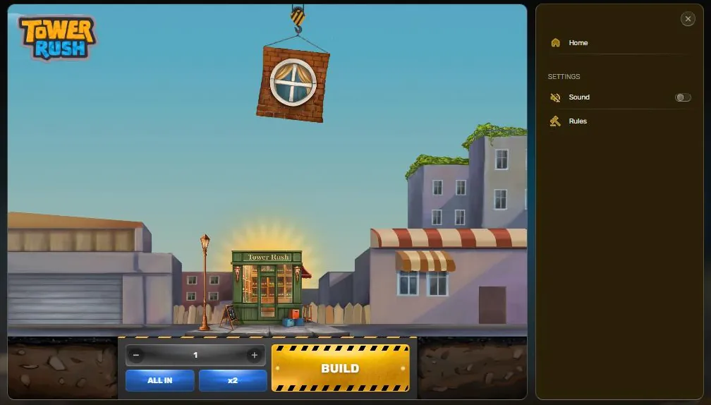 Tower Rush menu game Galaxsys: Home, Sound dan Rules Tower Rush menu game Galaxsys: Home, Sound dan Rules